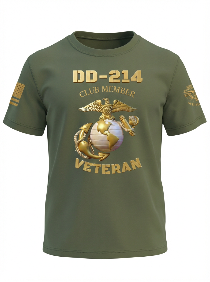 DD-214 CLUB MEMBER MARINE VETERAN